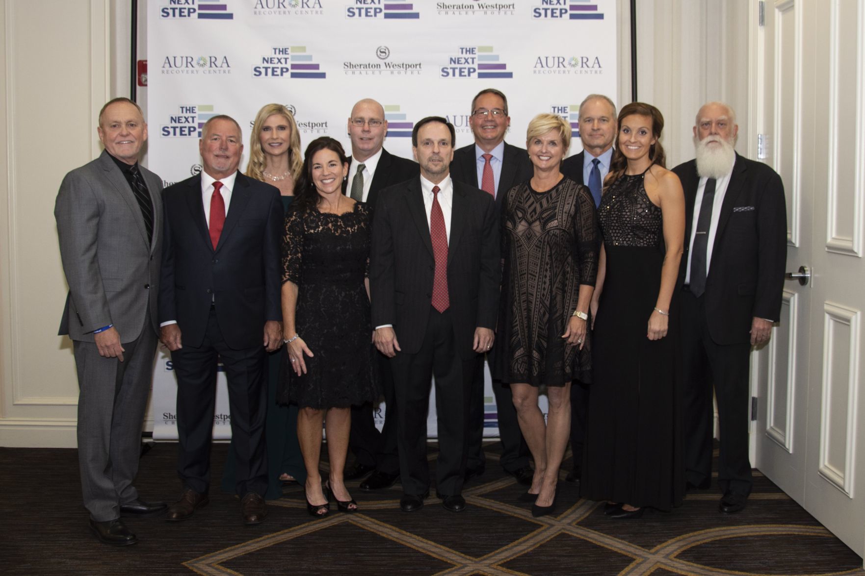 From the left: Clay Jenkins, Bob Callahan, Donna Carruthers, Darcy Glidewell, Kevin Morrissey, Sandy Wool, Mark Leadlove, Lynn Jenkins, Ron McKenzie, Megan Crollard, Alan Carney